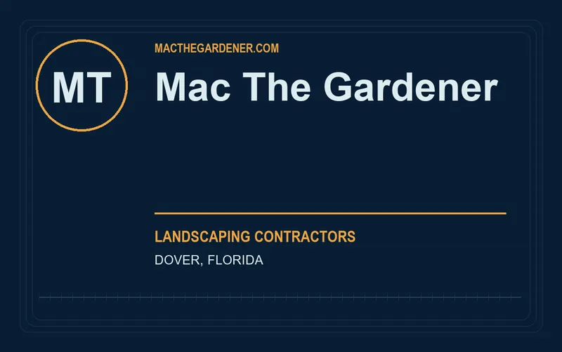 Mac The Gardener in Dover, Florida