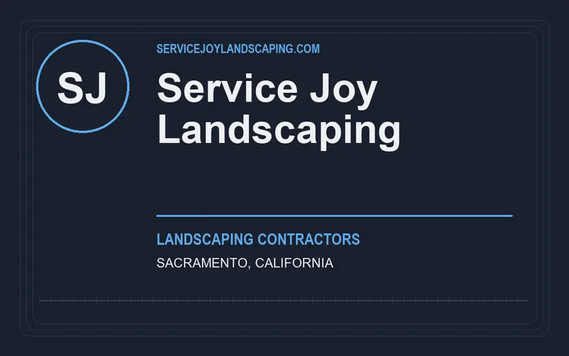 Service Joy Landscaping in Sacramento, California