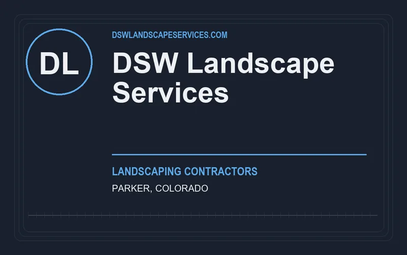 DSW Landscape Services in Parker, Colorado