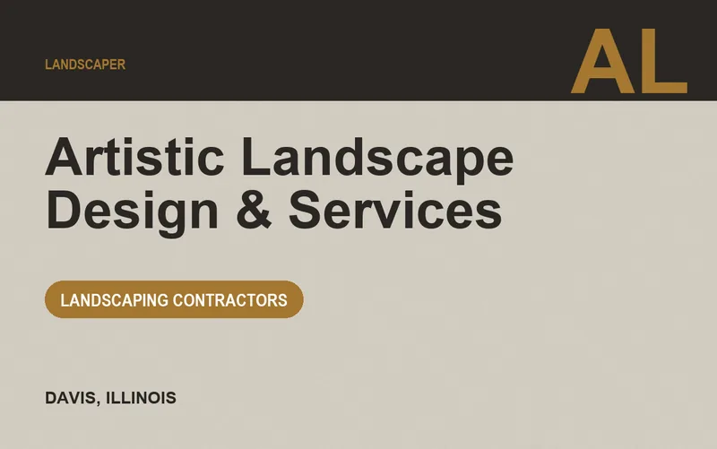 Artistic Landscape Design & Services in Davis, Illinois