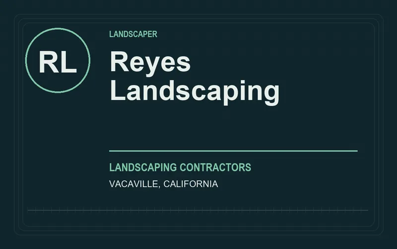 Reyes Landscaping in Vacaville, California