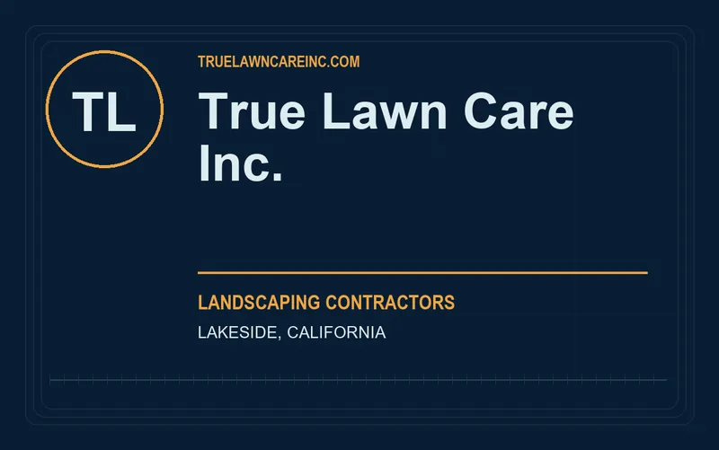 True Lawn Care Inc. in Lakeside, California