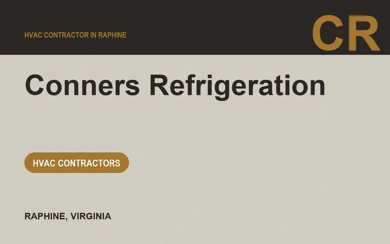 Conners Refrigeration in Raphine, Virginia