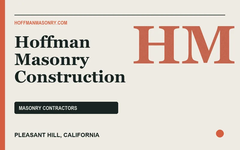 Hoffman Masonry Construction in Pleasant Hill, California