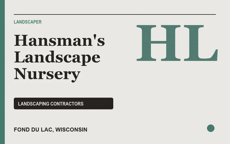 Hansman's Landscape Nursery in Fond du Lac, Wisconsin
