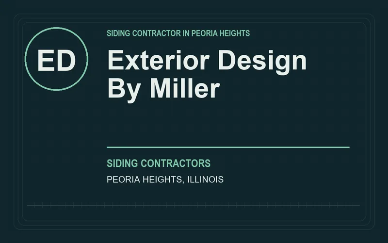 Exterior Design By Miller in Peoria Heights, Illinois