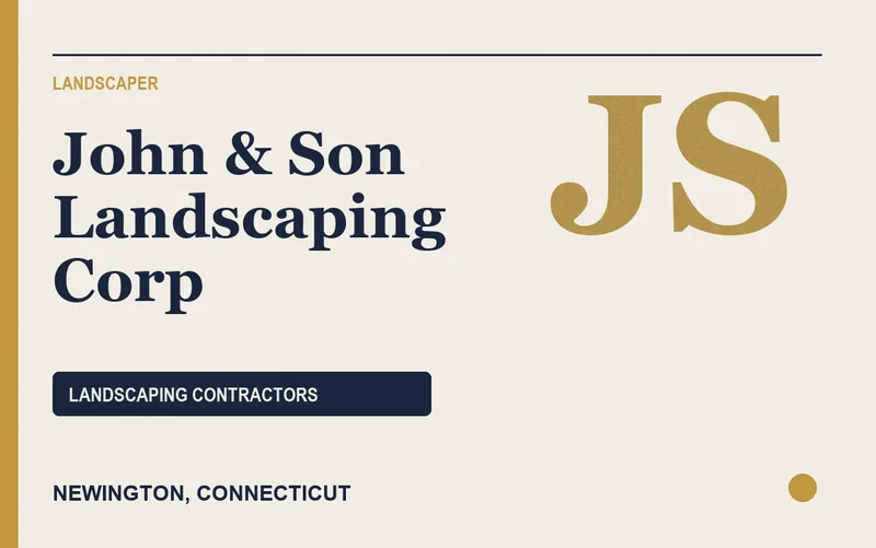John & Son Landscaping Corp in Newington, Connecticut