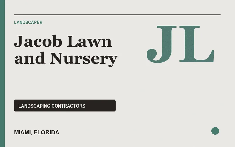 Jacob Lawn and Nursery in Miami, Florida