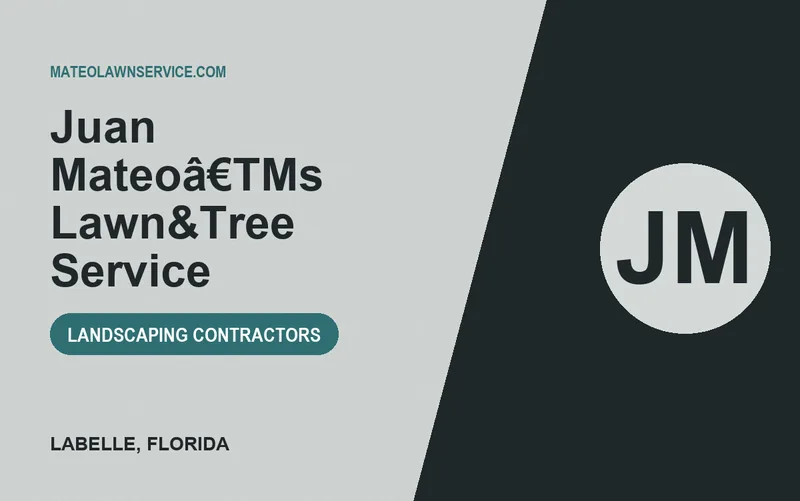 Juan Mateoâ€TMs Lawn&Tree Service in LaBelle, Florida