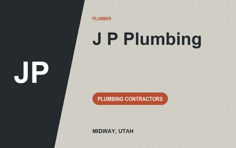 J P Plumbing in Midway, Utah