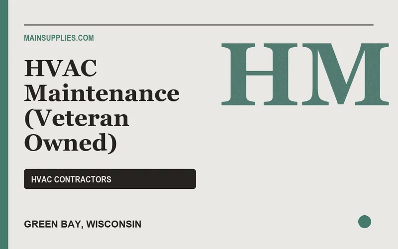 Hvac Maintenance (Veteran Owned) in Green Bay, Wisconsin