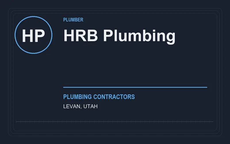 HRB Plumbing in Levan, Utah