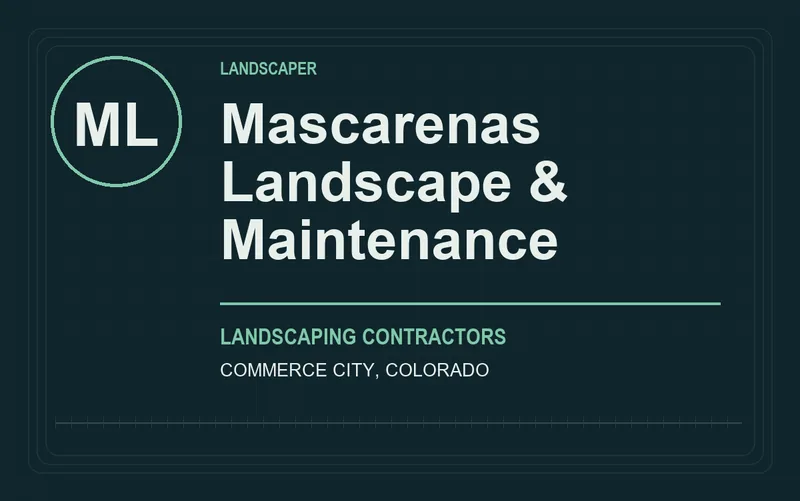 Mascarenas Landscape & Maintenance in Commerce City, Colorado
