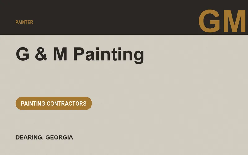 G & M Painting in Dearing, Georgia