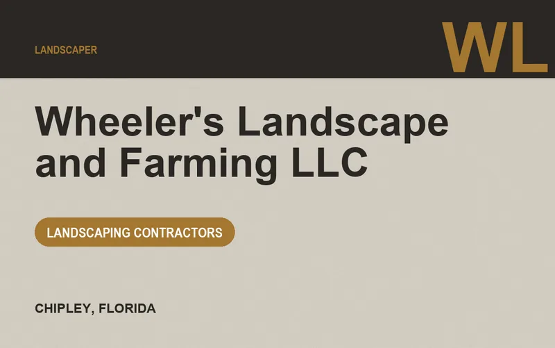 Wheeler's Landscape and Farming LLC in Chipley, Florida