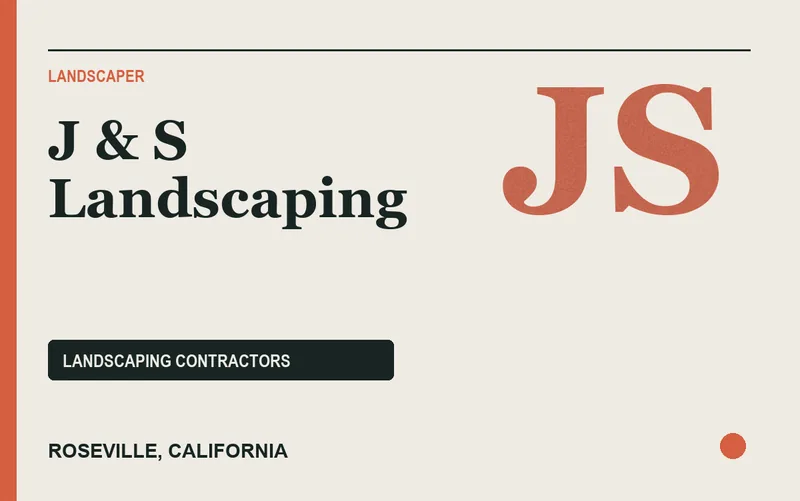 J & S Landscaping in Roseville, California