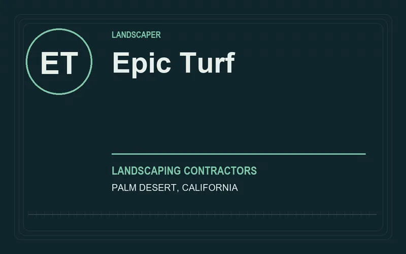 Epic Turf in Palm Desert, California
