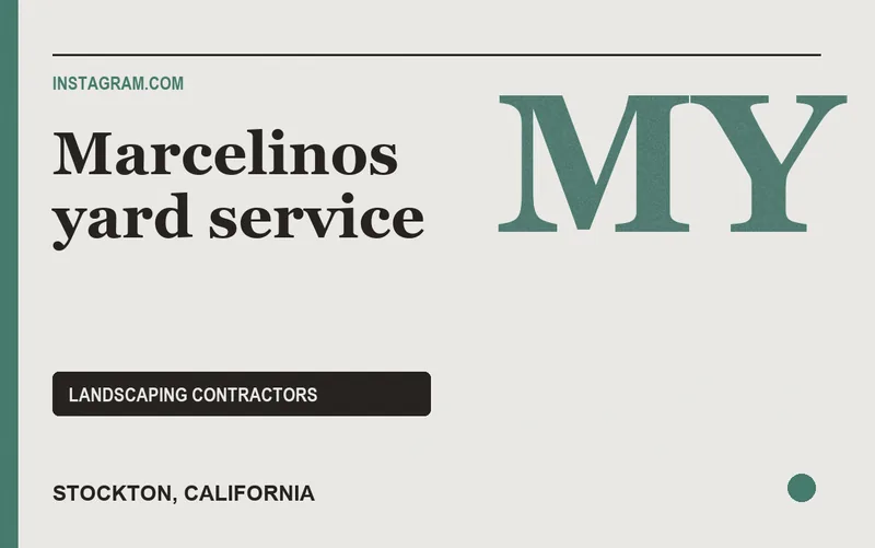 Marcelinos yard service in Stockton, California