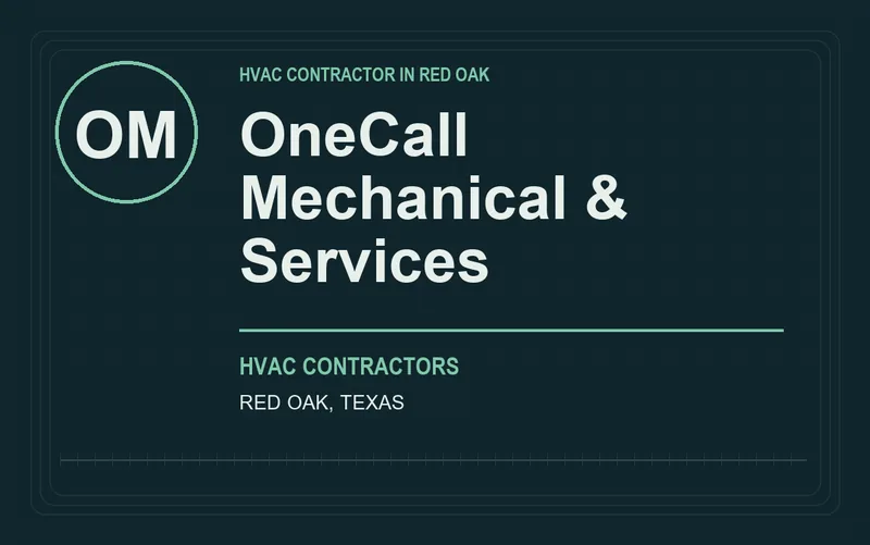OneCall Mechanical & Services in Red Oak, Texas