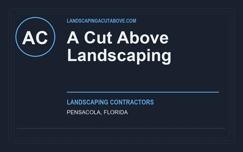 A Cut Above Landscaping in Pensacola, Florida