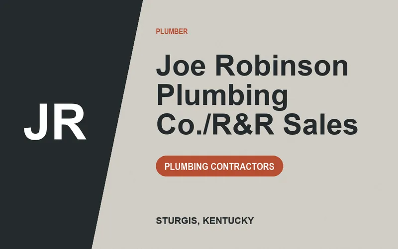 Joe Robinson Plumbing Co./R&R Sales in Sturgis, Kentucky
