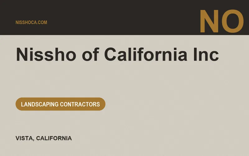 Nissho of California Inc in Vista, California