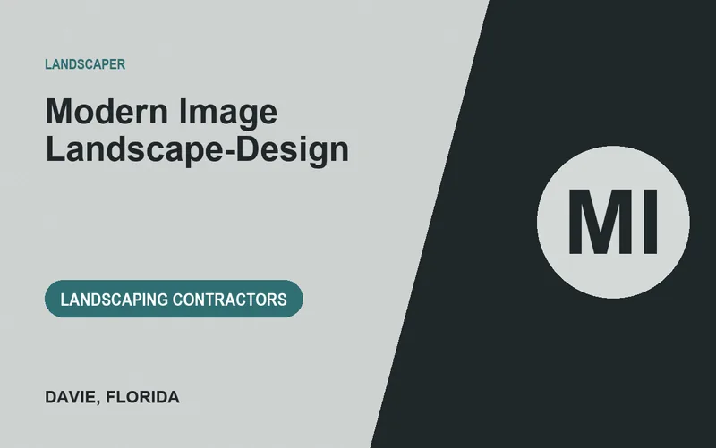 Modern Image Landscape-Design in Davie, Florida