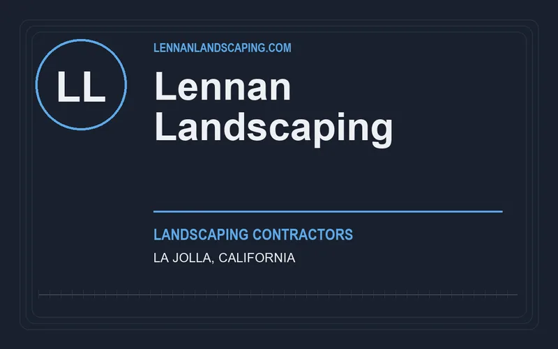lennan landscaping in La Jolla, California