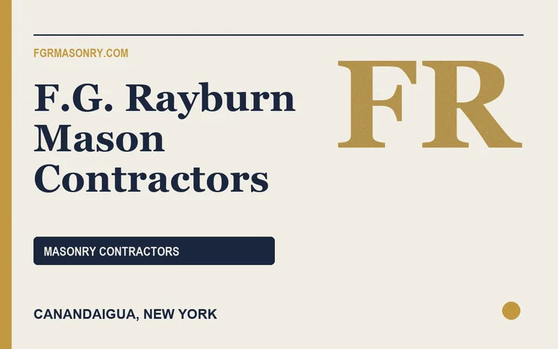 F.G. Rayburn Mason Contractors in Canandaigua, New York