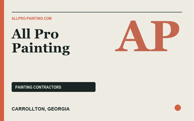 All Pro Painting in Carrollton, Georgia