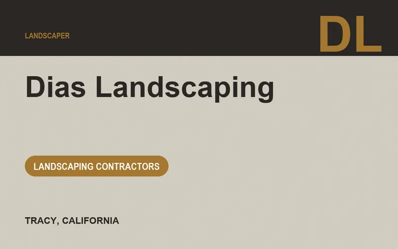 Dias Landscaping in Tracy, California