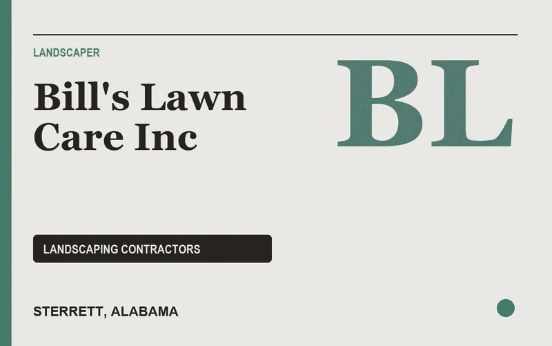 Bill's Lawn Care Inc in Sterrett, Alabama