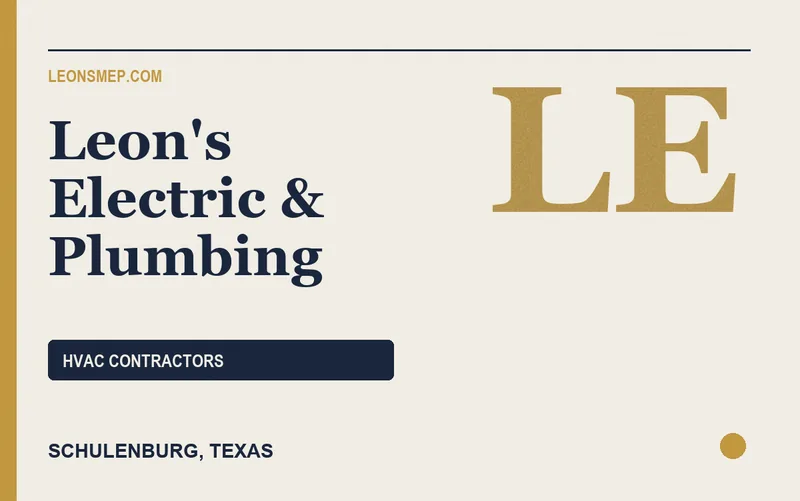 Leon's Electric & Plumbing in Schulenburg, Texas
