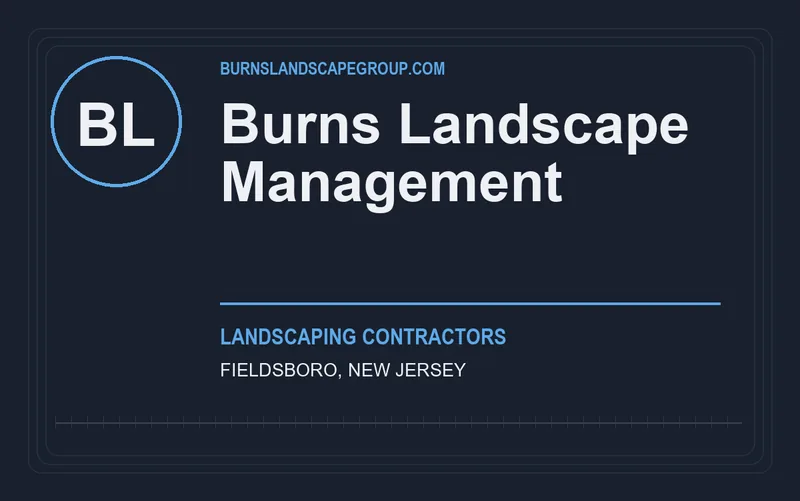 Burns Landscape Management in Fieldsboro, New Jersey