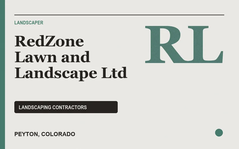 RedZone Lawn and Landscape Ltd in Peyton, Colorado