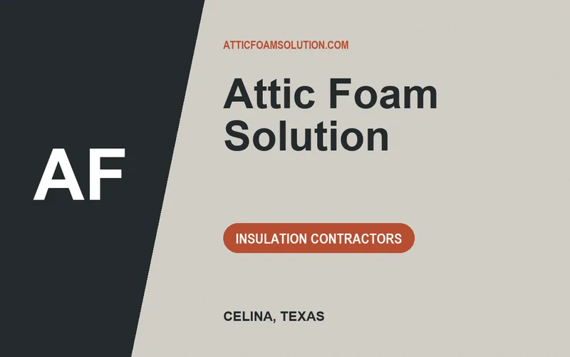 Attic Foam Solution in Celina, Texas