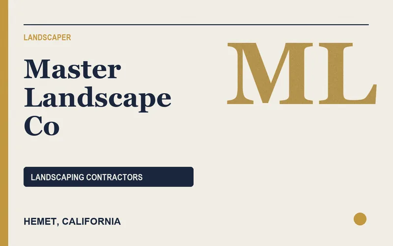 Master Landscape Co in Hemet, California