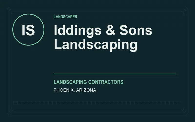 Iddings & Sons Landscaping in Phoenix, Arizona