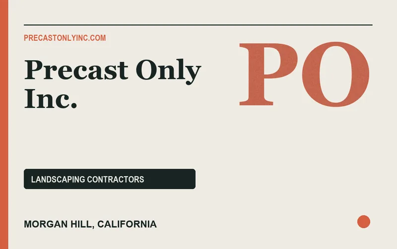 Precast Only Inc. in Morgan Hill, California