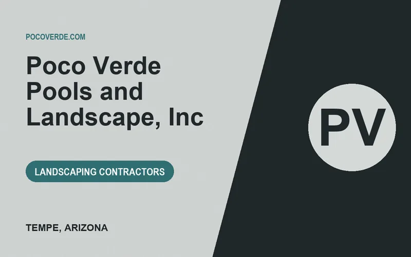 Poco Verde Pools and Landscape, Inc in Tempe, Arizona