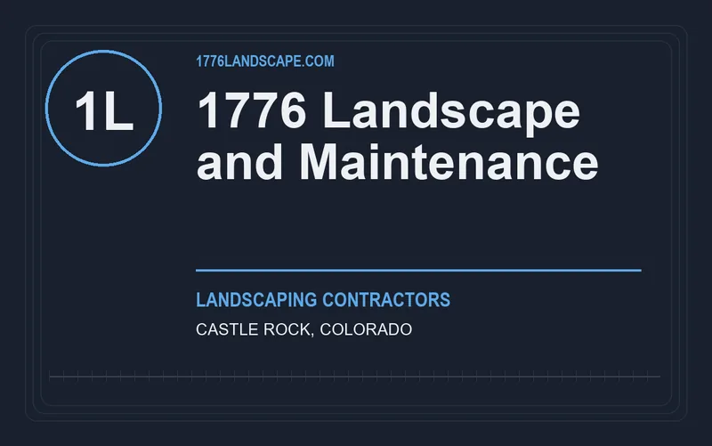 1776 Landscape and Maintenance in Castle Rock, Colorado