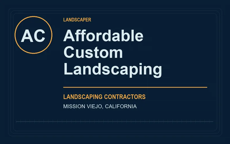 Affordable Custom Landscaping in Mission Viejo, California