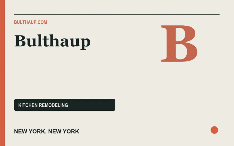 Bulthaup in New York, New York