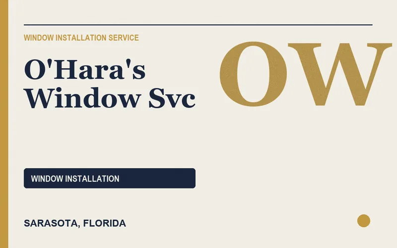 O'Hara's Window Svc in Sarasota, Florida