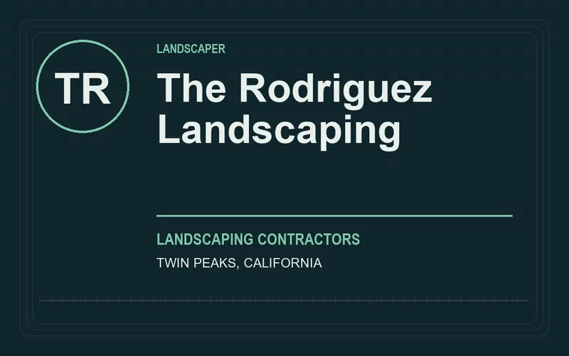 The Rodriguez Landscaping in Twin Peaks, California