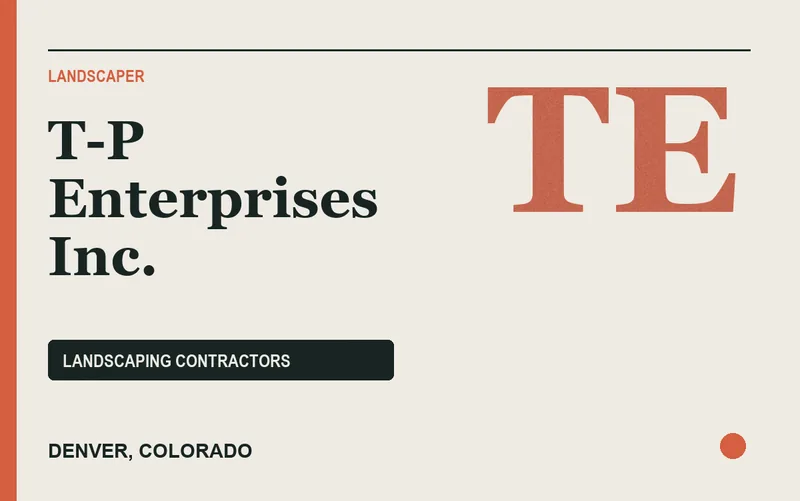 T-P Enterprises Inc. in Denver, Colorado
