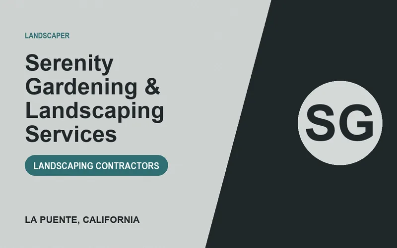 Serenity Gardening & Landscaping Services in La Puente, California