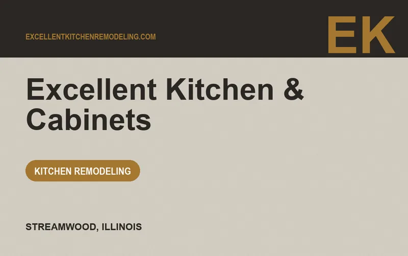 Excellent Kitchen & Cabinets in Streamwood, Illinois