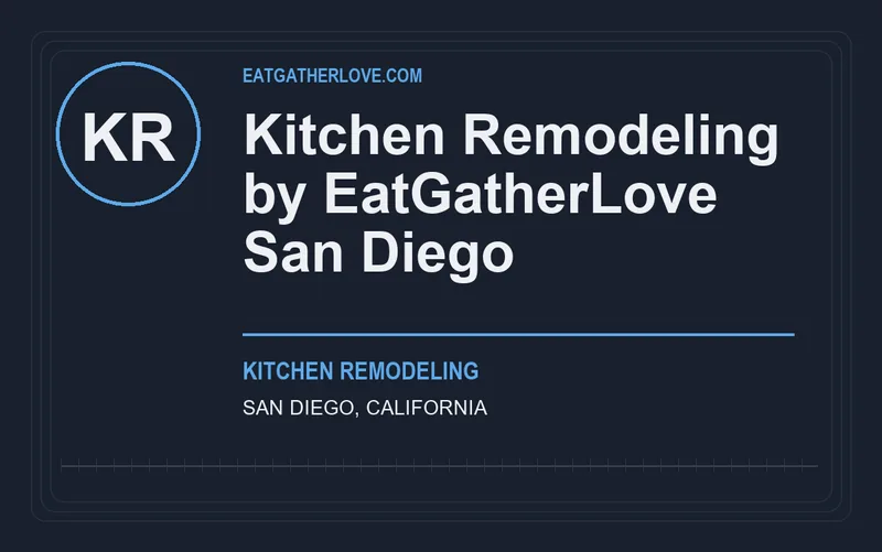 Kitchen Remodeling by EatGatherLove San Diego in San Diego, California