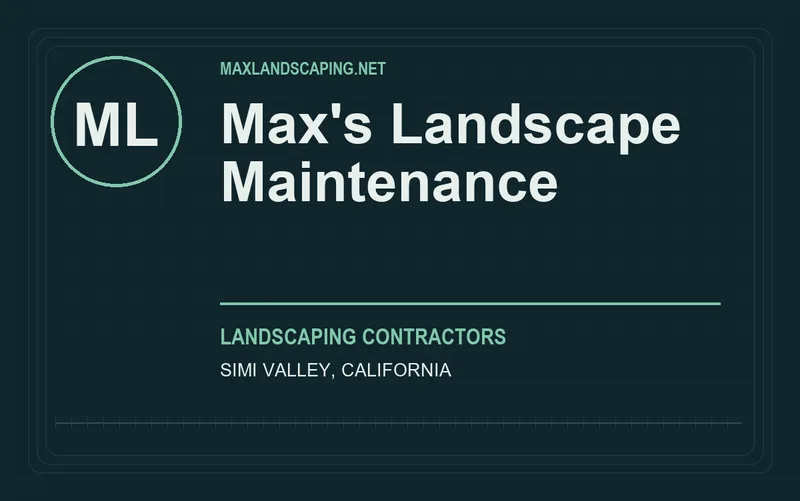 Max's Landscape Maintenance in Simi Valley, California